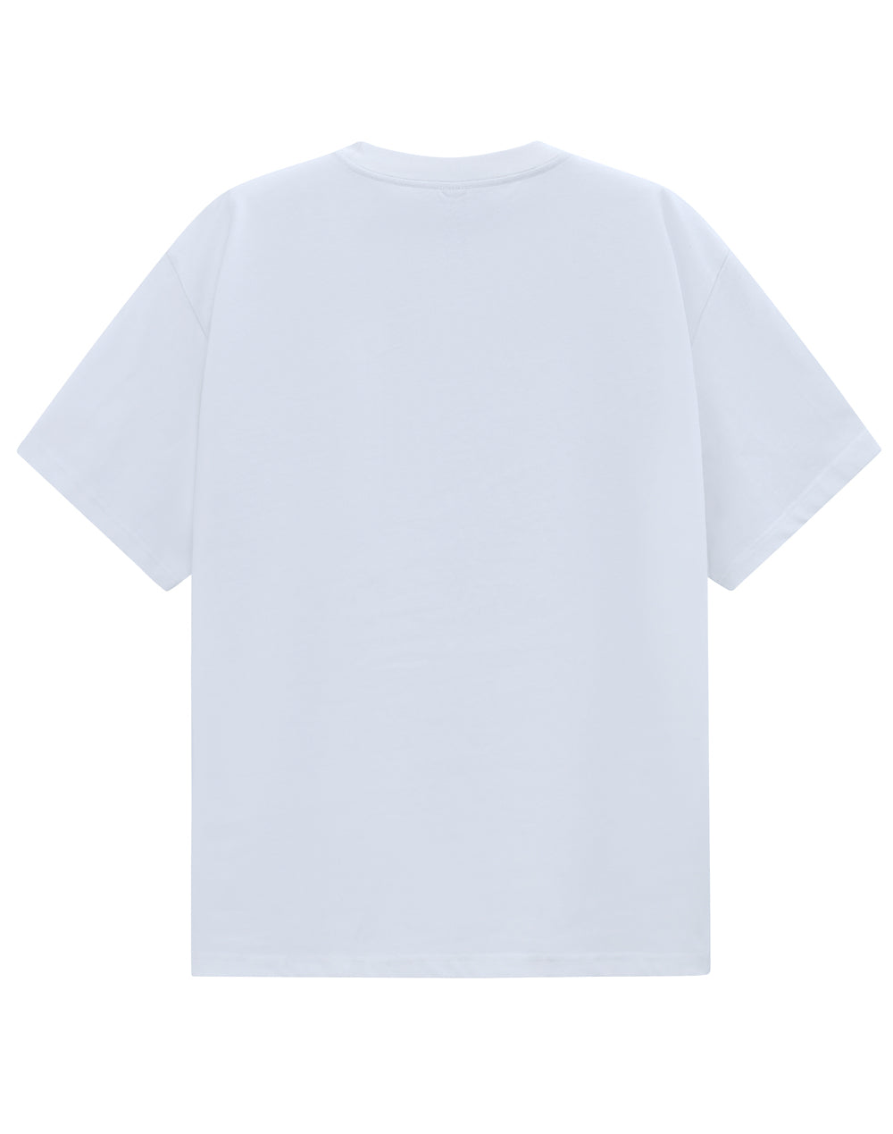 Unisex Heavy Cotton Oversized Tee - White - Back