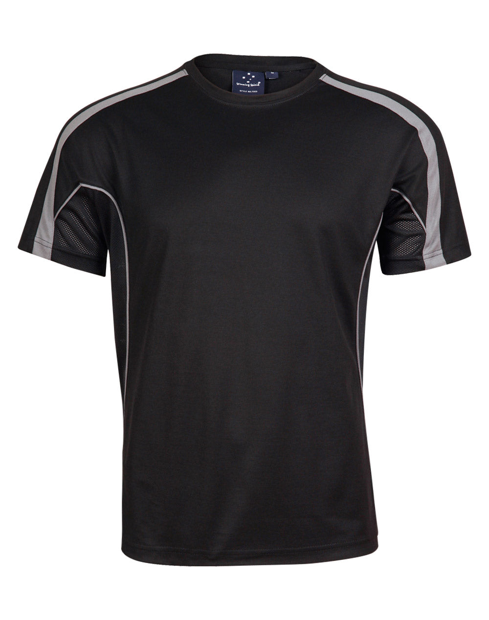 Legend Tee Shirt Men's - Black/Ash - Front