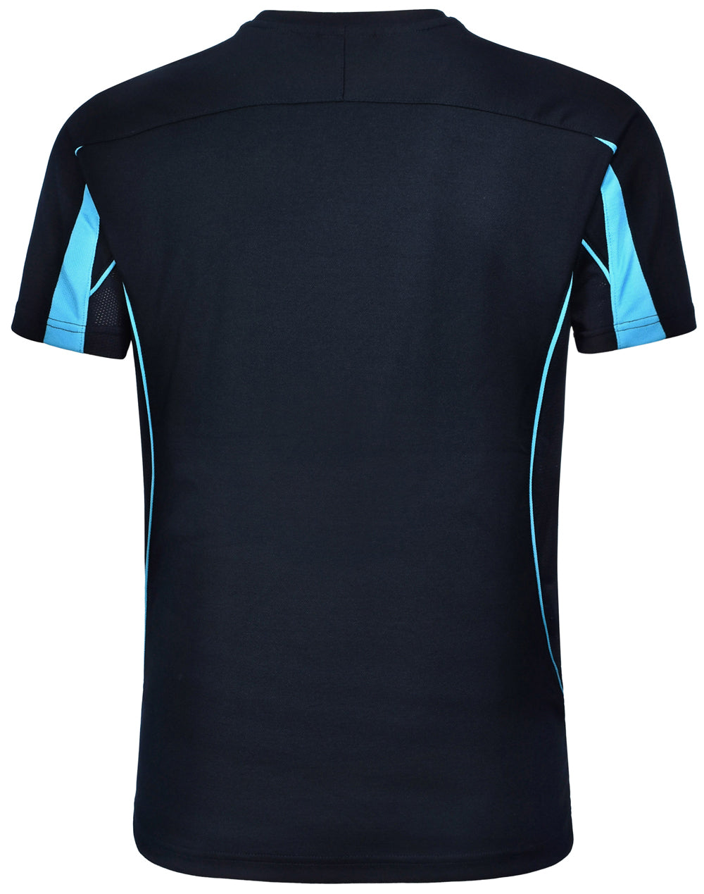 Legend Tee Shirt Men's - Navy/Aqua Blue - Back