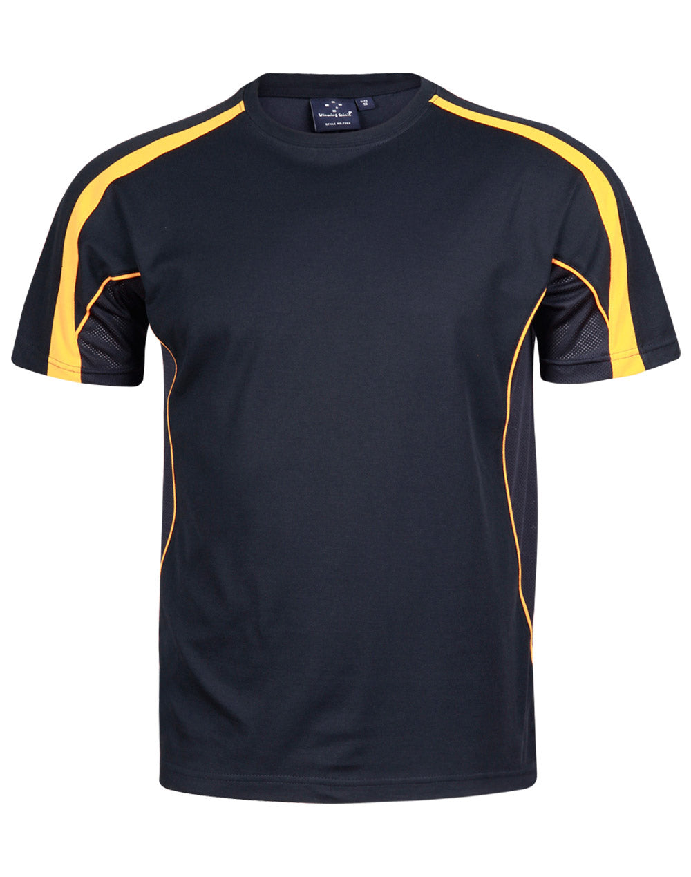 Legend Tee Shirt Men's - Navy/Gold - Front