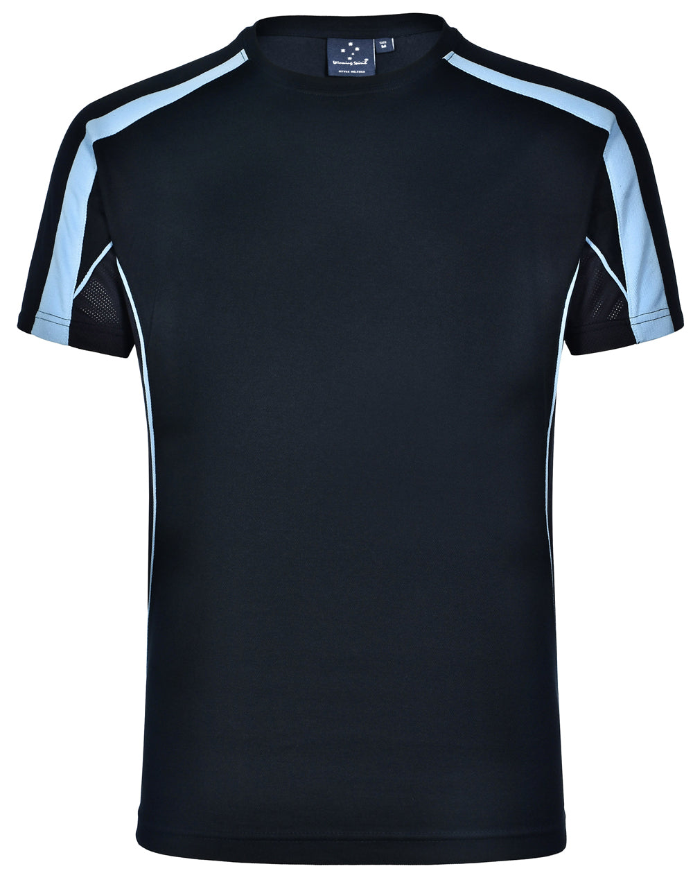 Legend Tee Shirt Men's - Navy/Skyblue - Front