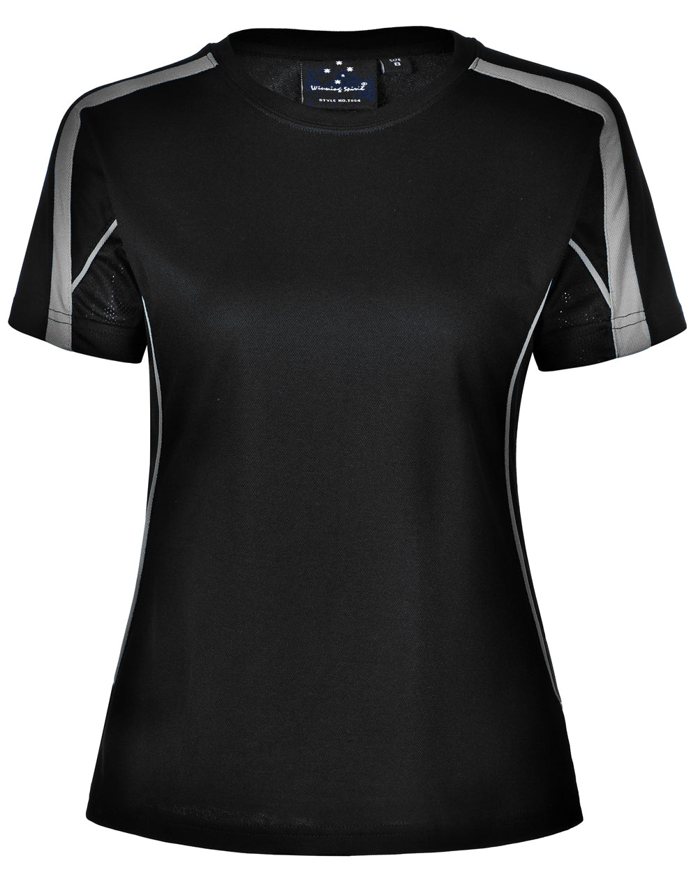 Legend Tee Shirt Ladies' - Black/Ash - Front