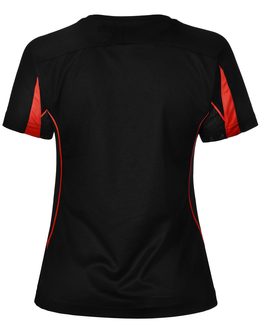 Legend Tee Shirt Ladies' - Black/Red - Back