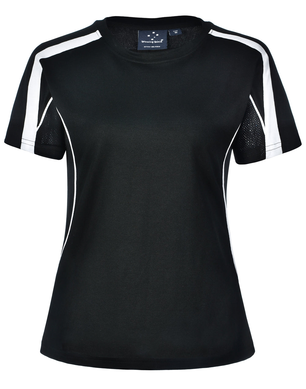 Legend Tee Shirt Ladies' - Black/White - Front