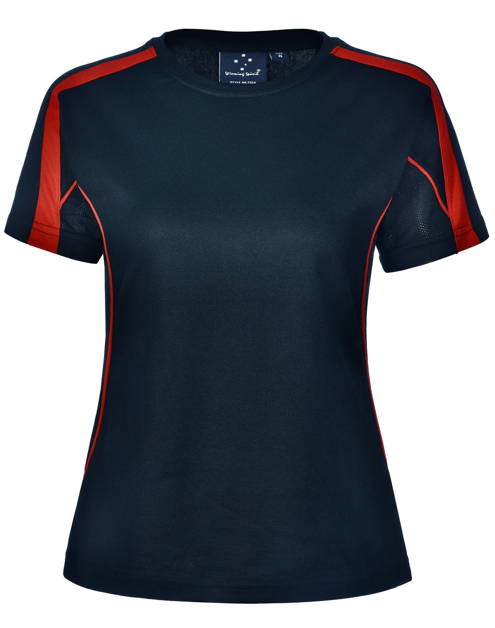Legend Tee Shirt Ladies' - Navy/Red - Front