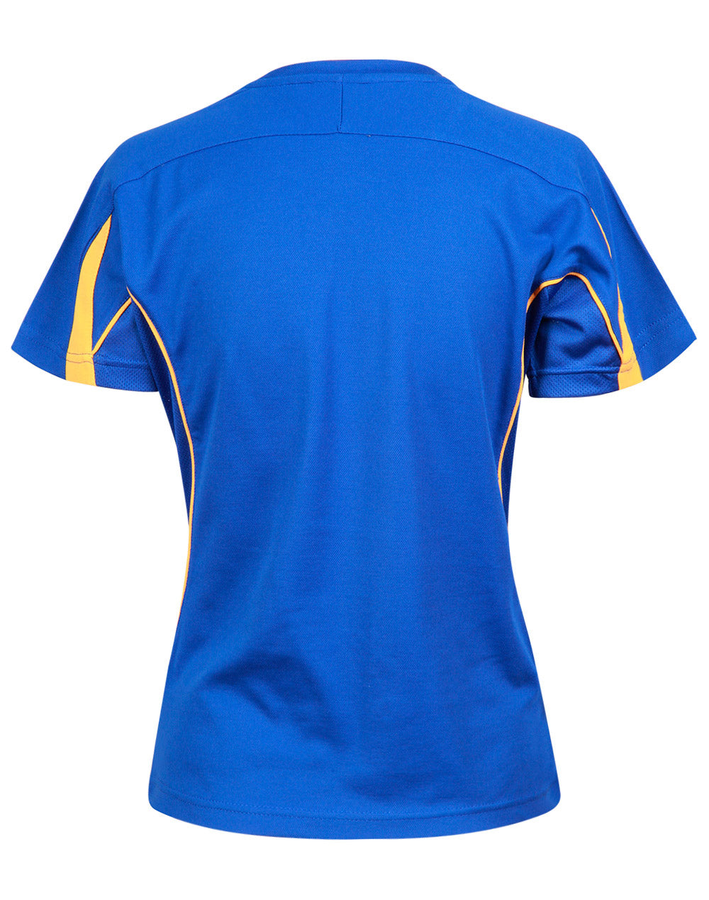 Legend Tee Shirt Ladies' - Royal/Gold - Back