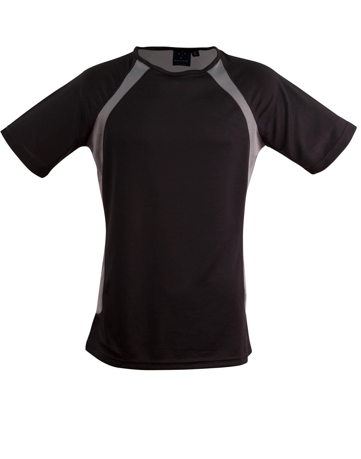 Sprint Tee Shirt Men's - Black/Ash - Front