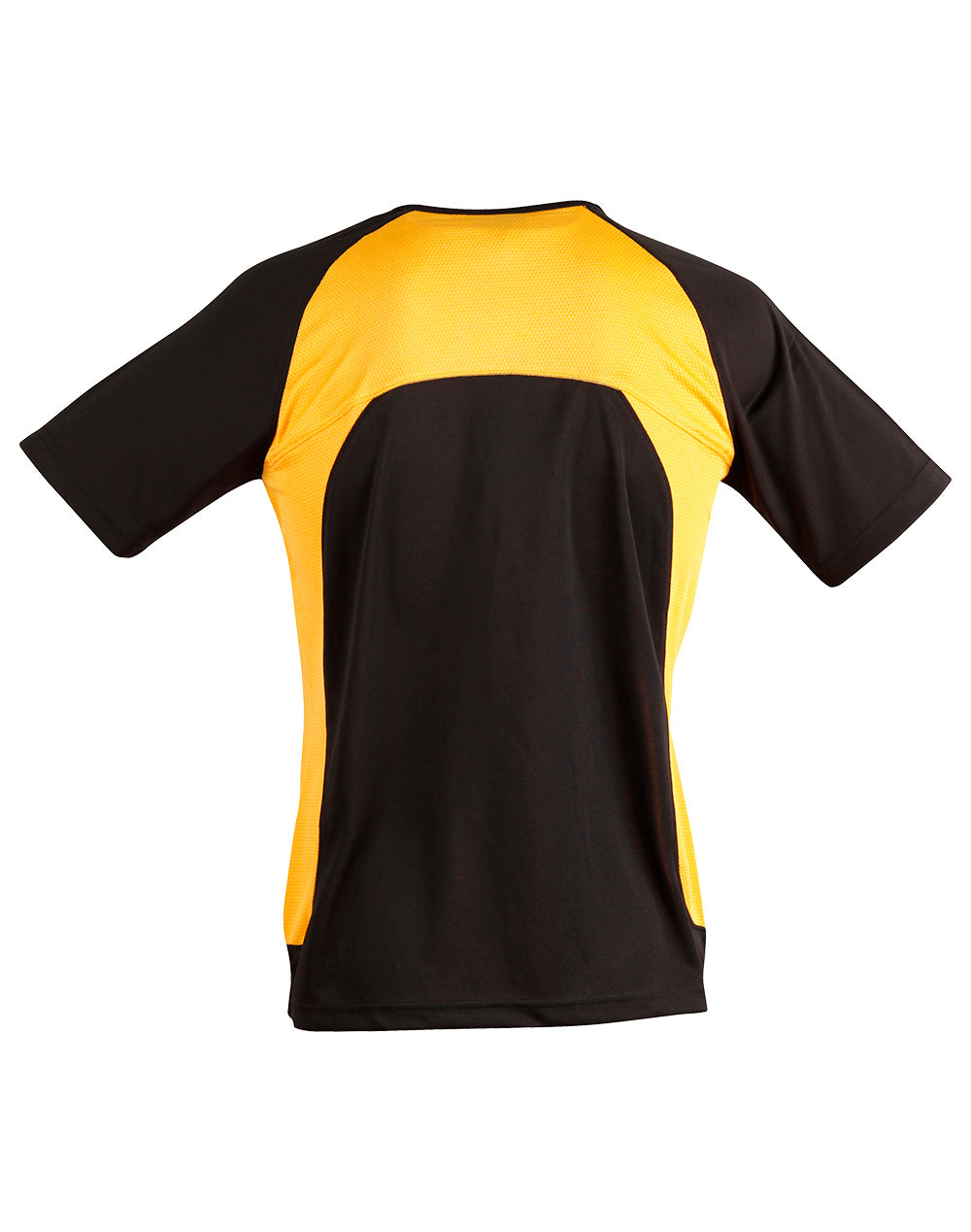 Sprint Tee Shirt Men's - Black/Gold - Back