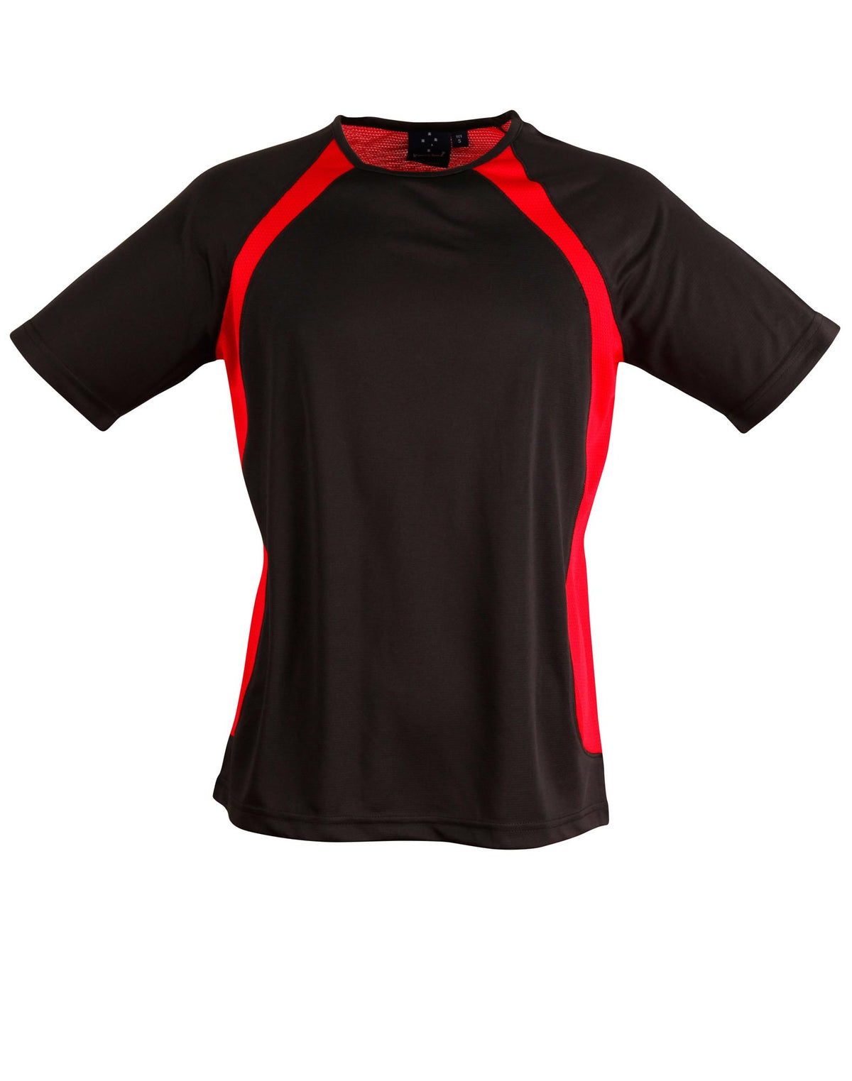 Sprint Tee Shirt Men's - Black/Red - Front