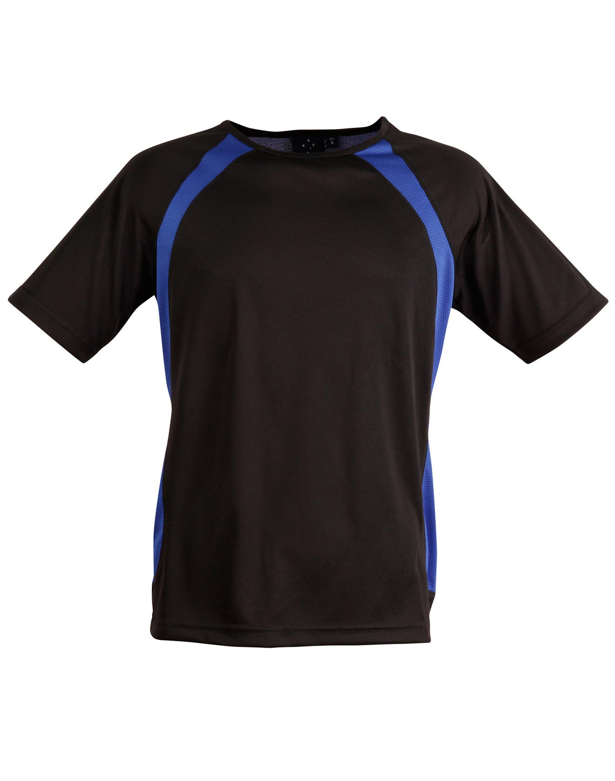 Sprint Tee Shirt Men's - Black/Royal - Front