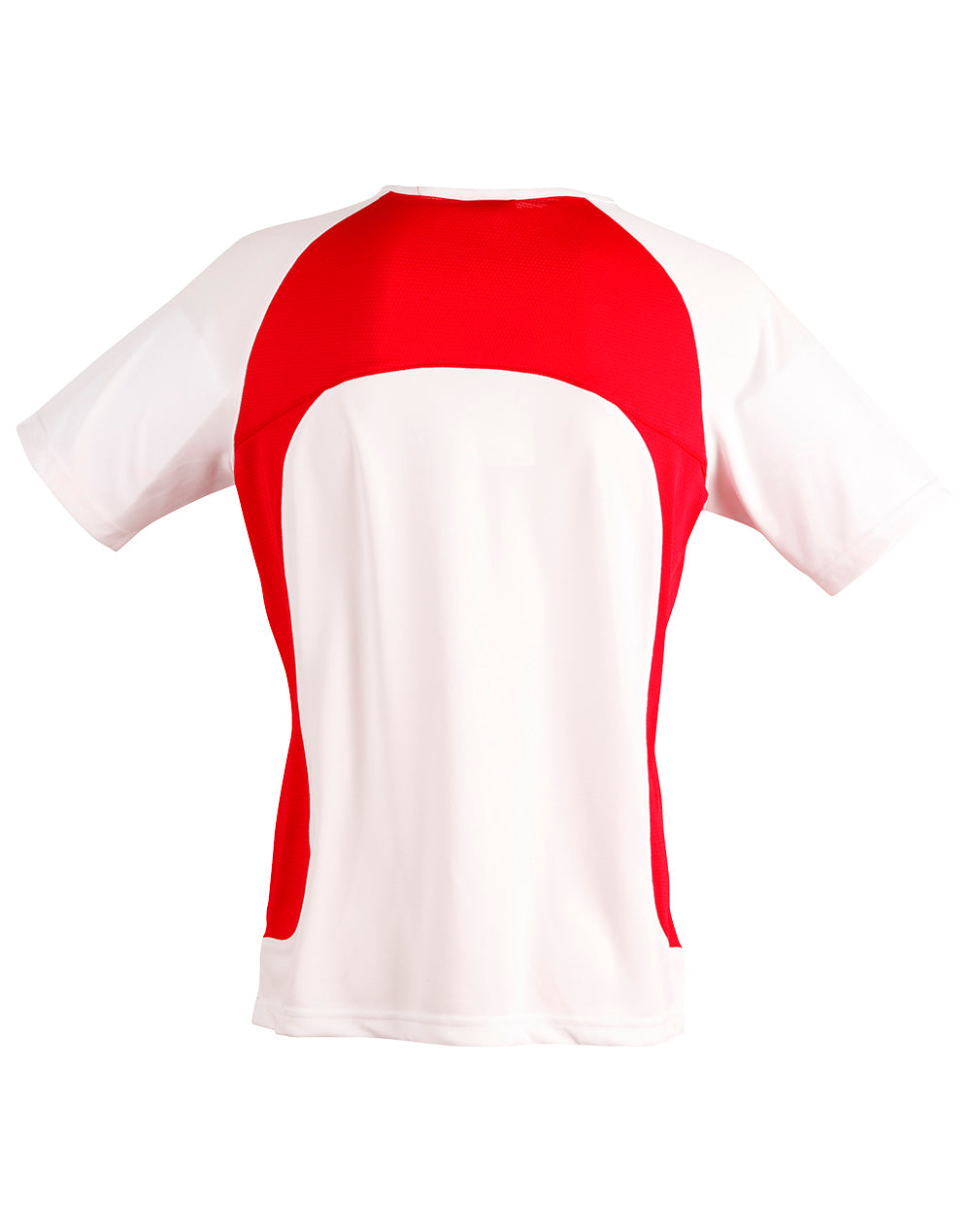 Sprint Tee Shirt Men's - White/Red - Back