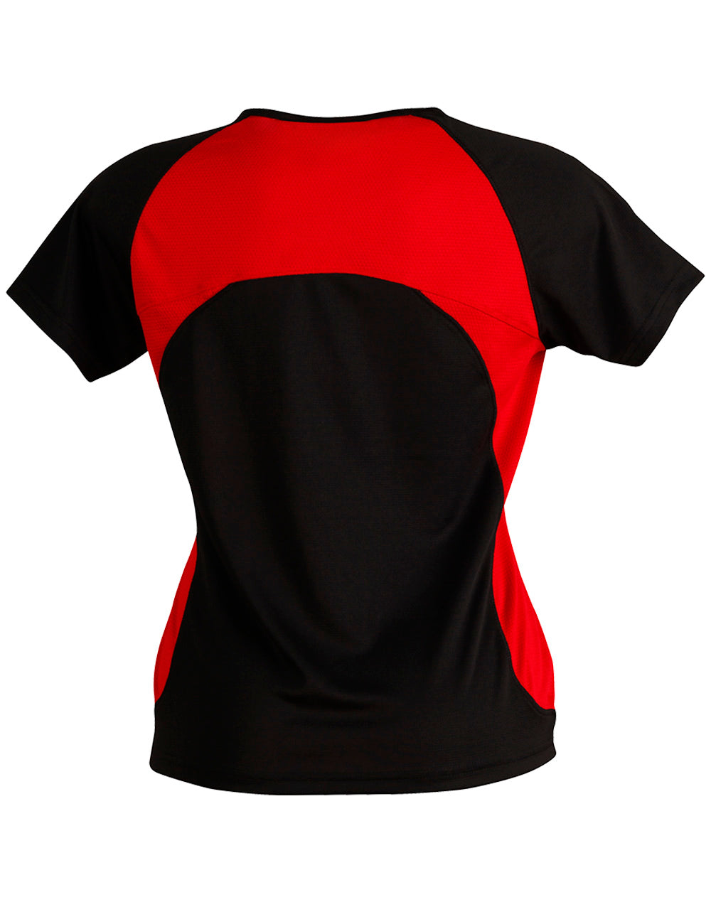 Sprint Tee Shirt Ladies' - Black/Red - Back