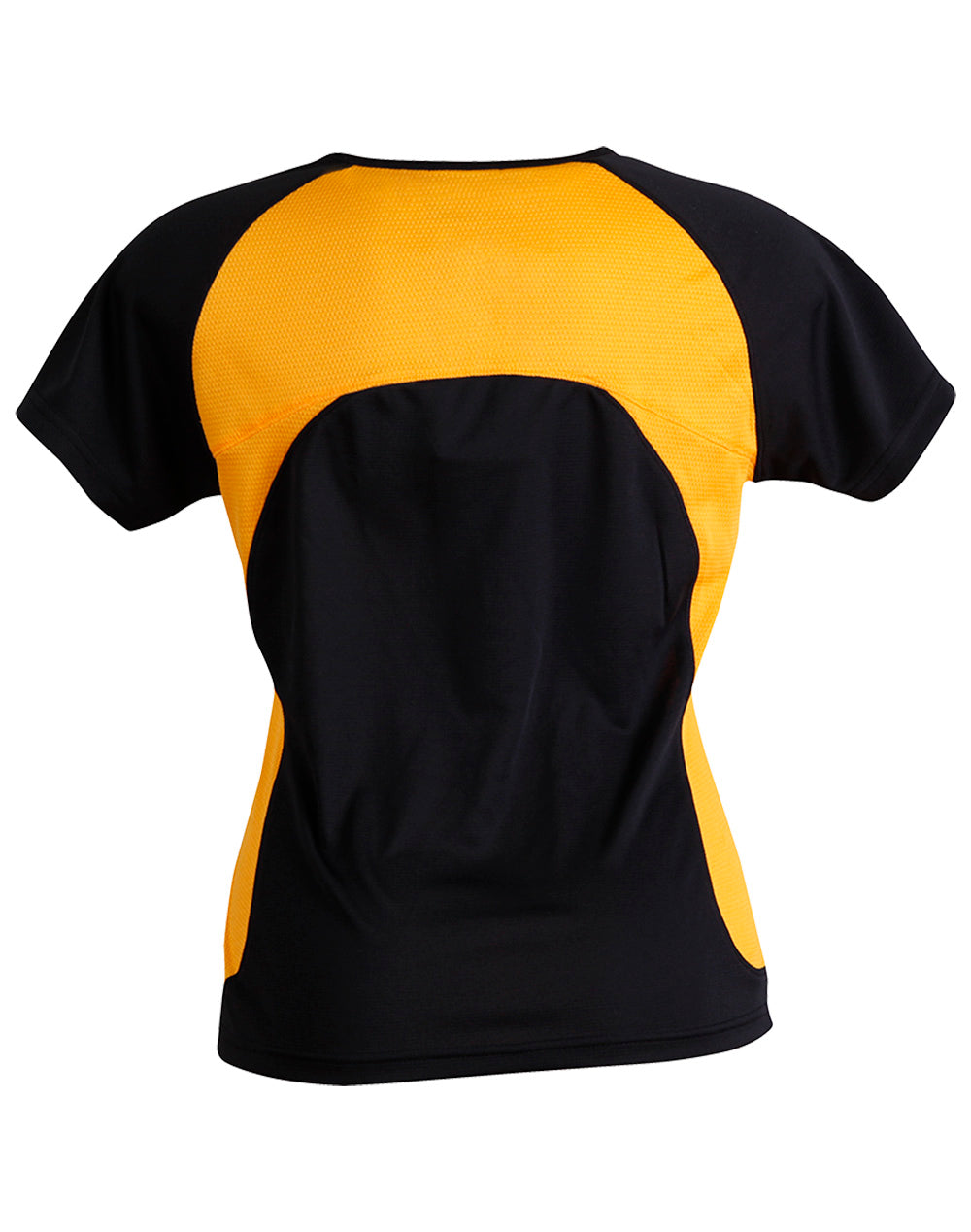 Sprint Tee Shirt Ladies' - Navy/Gold - Back