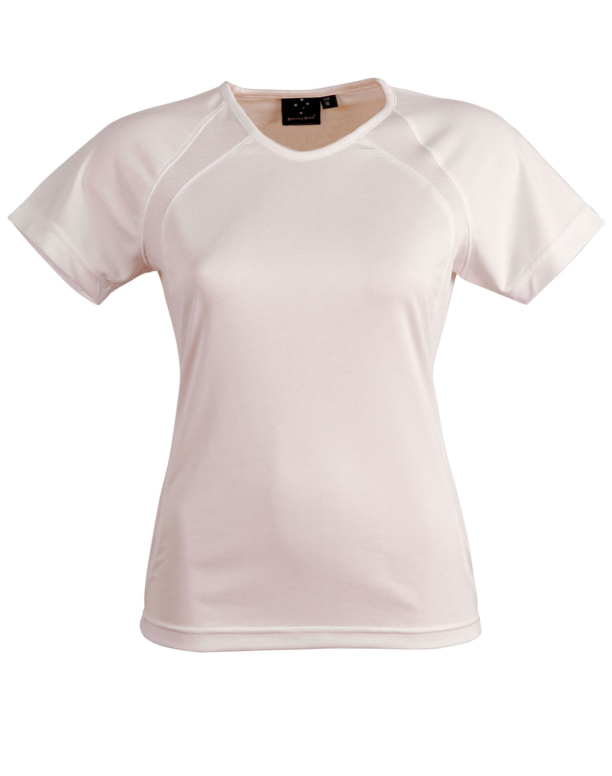 Sprint Tee Shirt Ladies' - White/White - Front