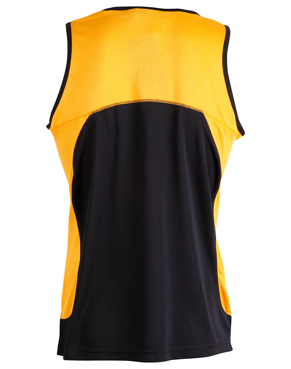 Sprint Singlet Men's - Black/Gold - Back