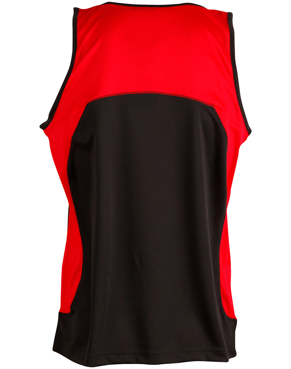 Sprint Singlet Men's - Black/Red - Back
