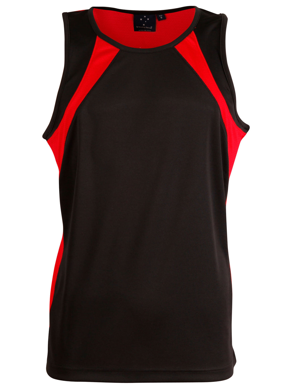 Sprint Singlet Men's - Black/Red - View