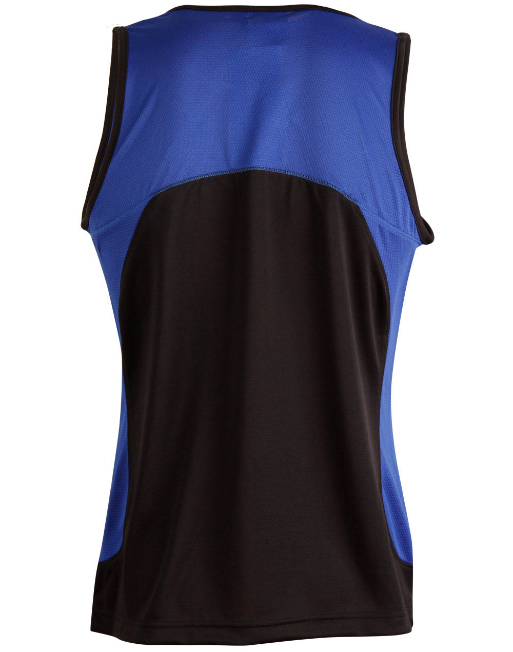 Sprint Singlet Men's - Black/Royal - Back