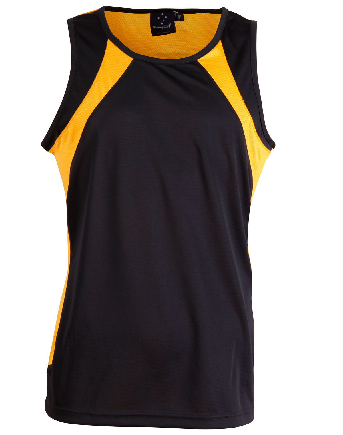 Sprint Singlet Men's - Navy/Gold - Front