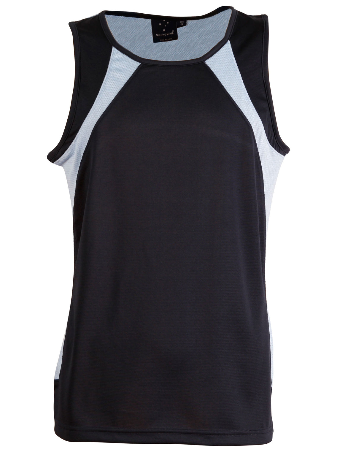 Sprint Singlet Men's - Navy/Skyblue - Front