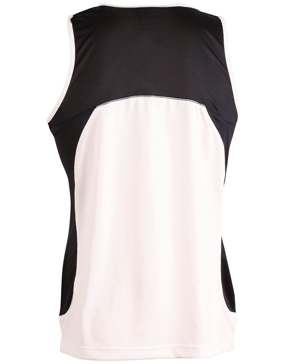 Sprint Singlet Men's - White/Navy - Back