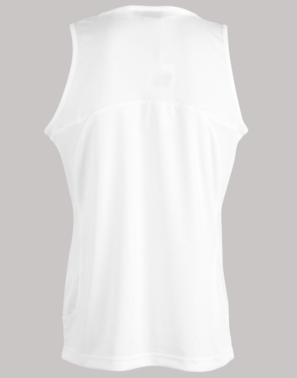 Sprint Singlet Men's - White/White - Back