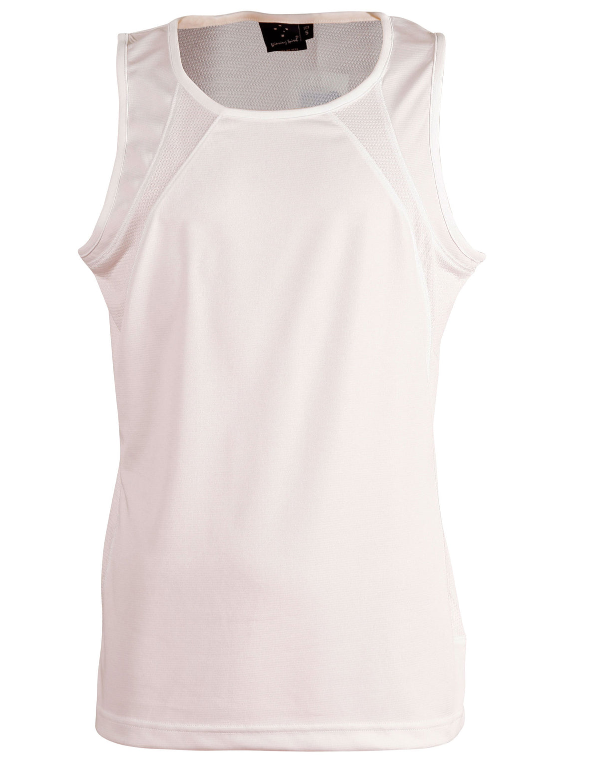 Sprint Singlet Men's - White/White - Front