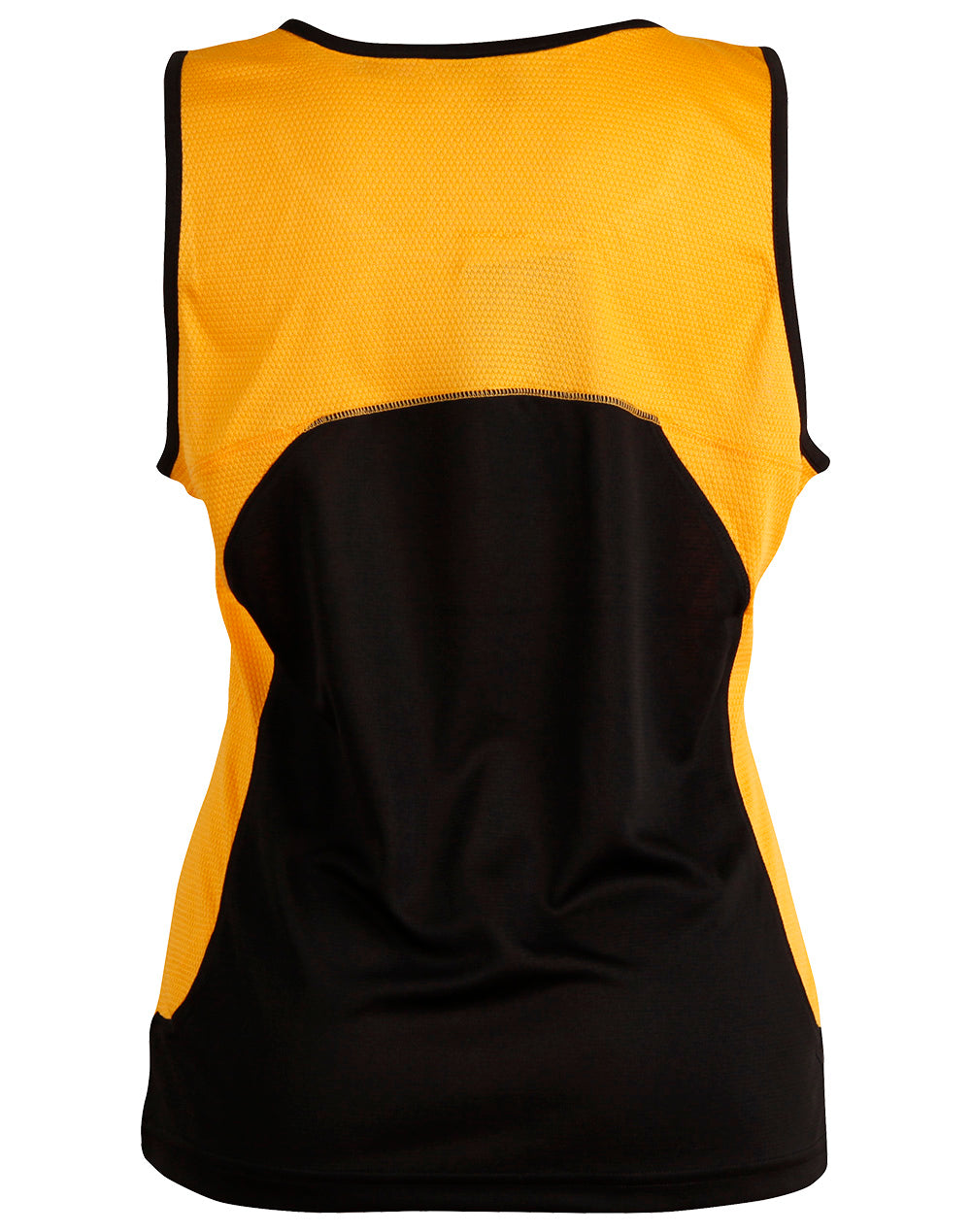 Sprint Singlet Ladies' - Black/Gold - Back