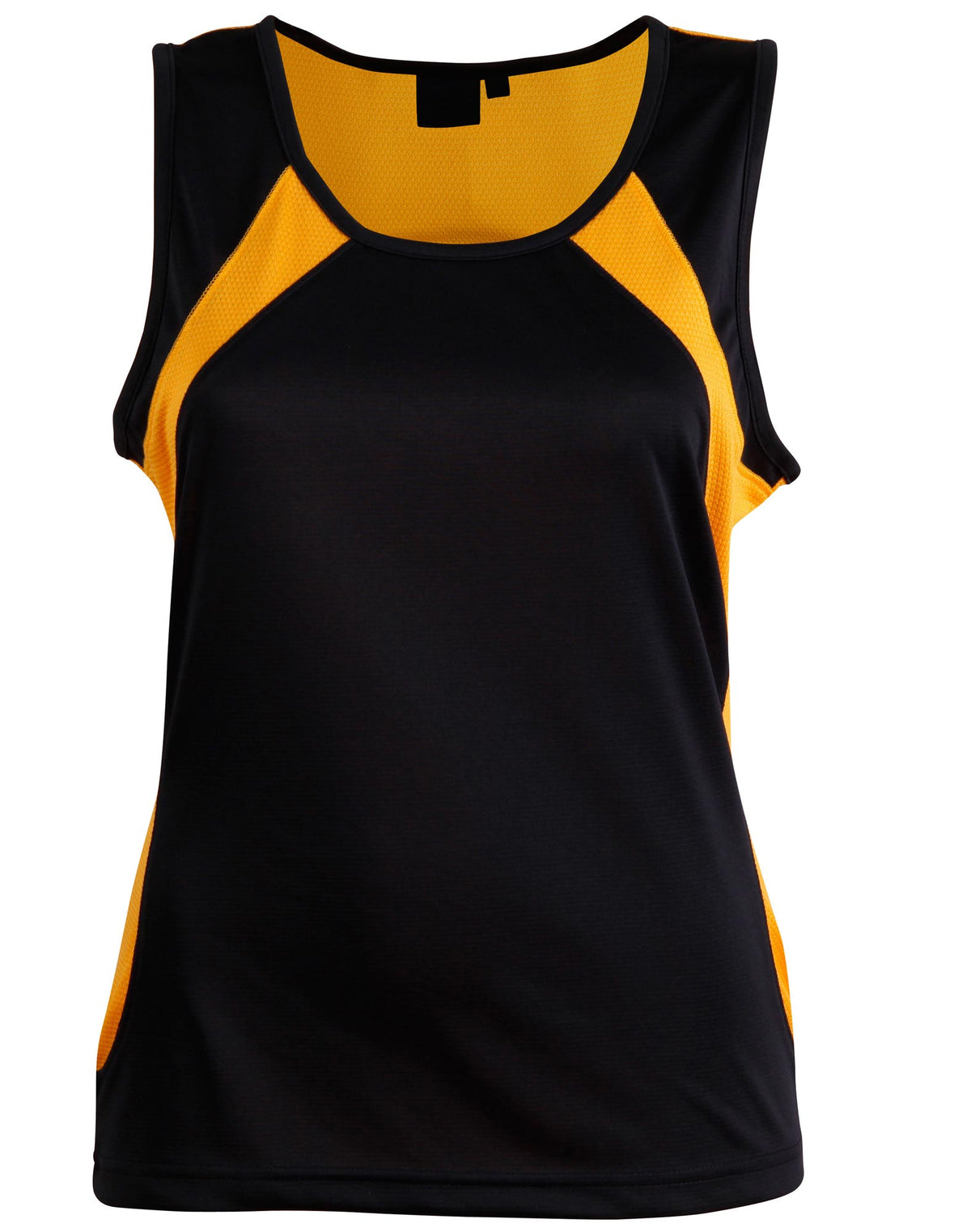 Sprint Singlet Ladies' - Black/Gold - View