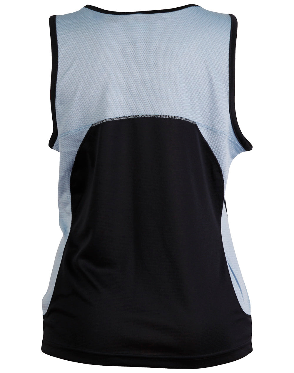 Sprint Singlet Ladies' - Navy/Skyblue - Back