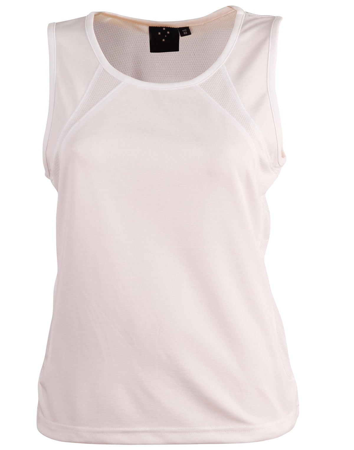 Sprint Singlet Ladies' - White/White - Front
