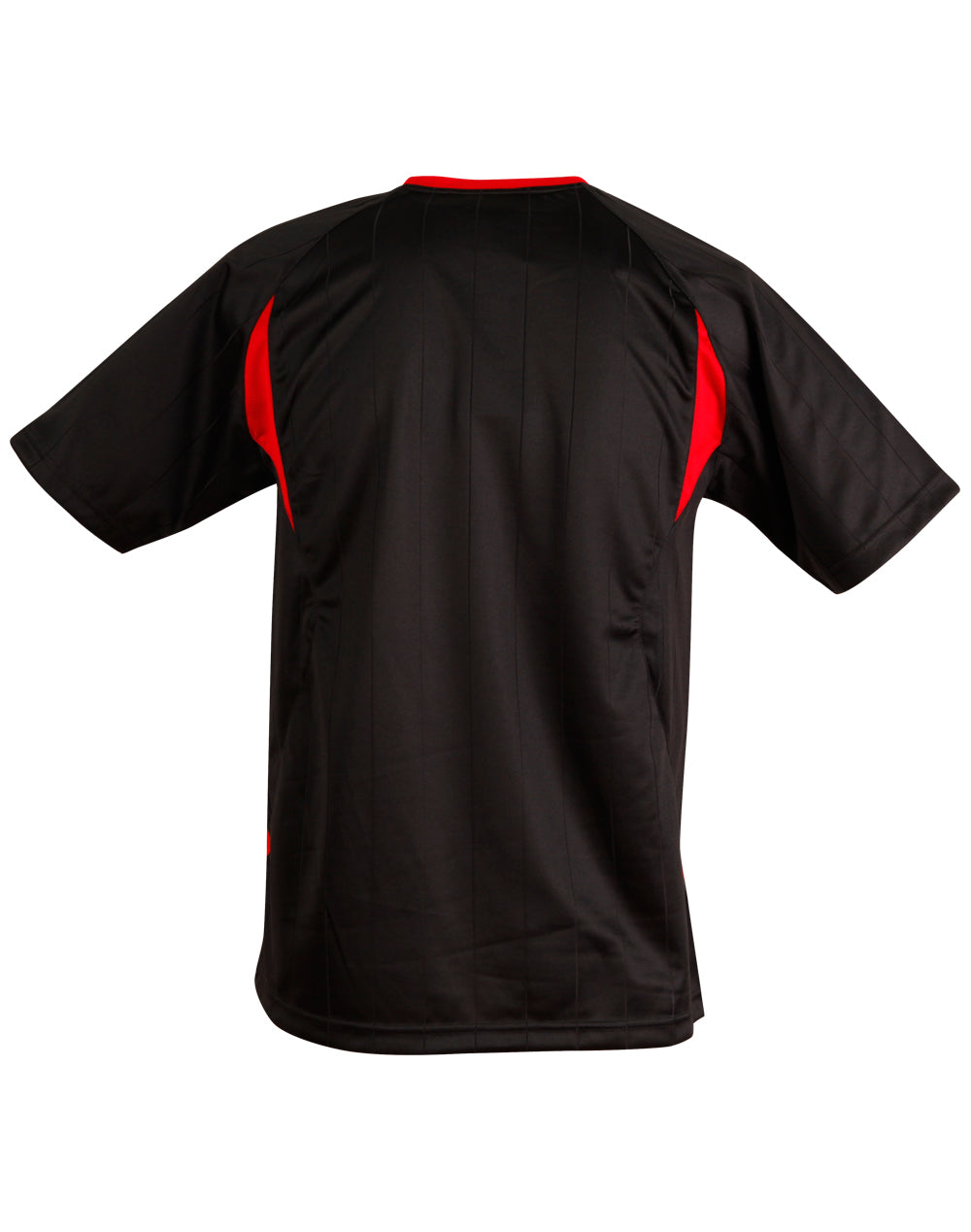 Shoot Soccer Tee Kids - Black/Red - Back