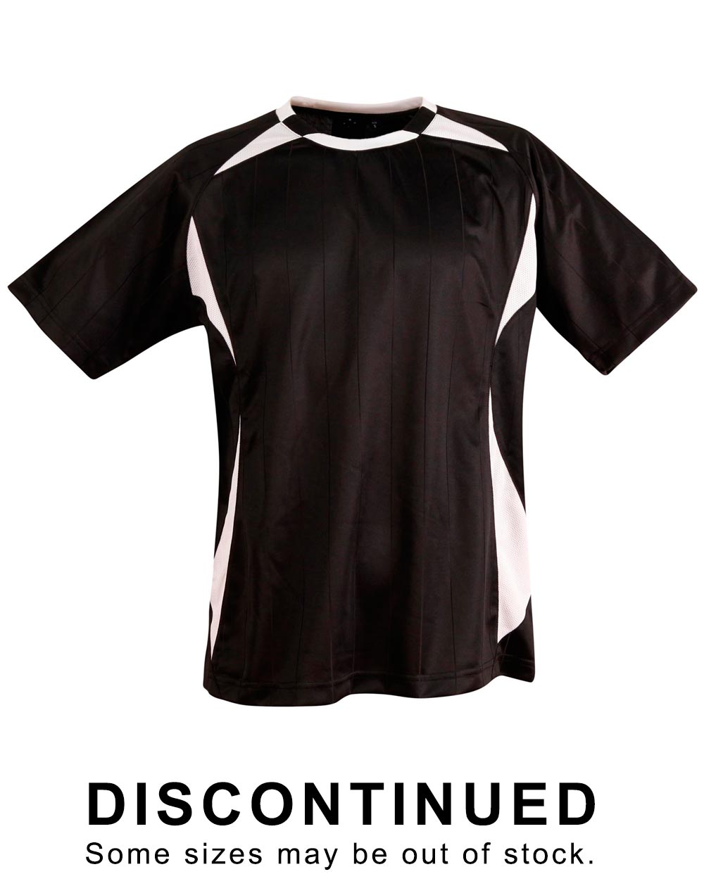 Shoot Soccer Tee Kids - Black/White - Front