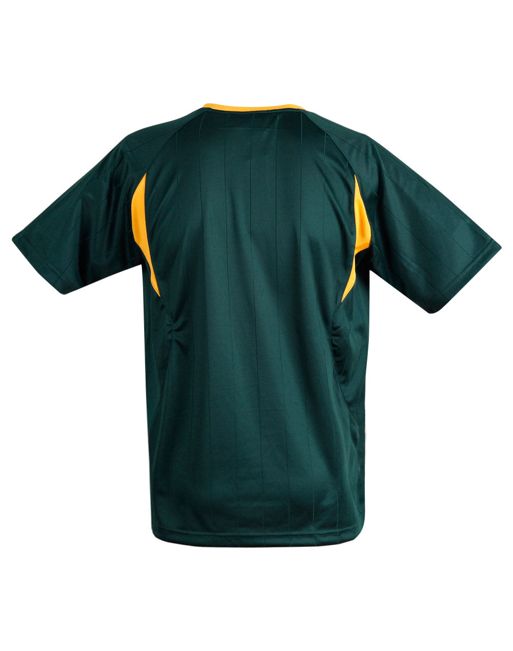 Shoot Soccer Tee Kids - Bottle/Gold - Back