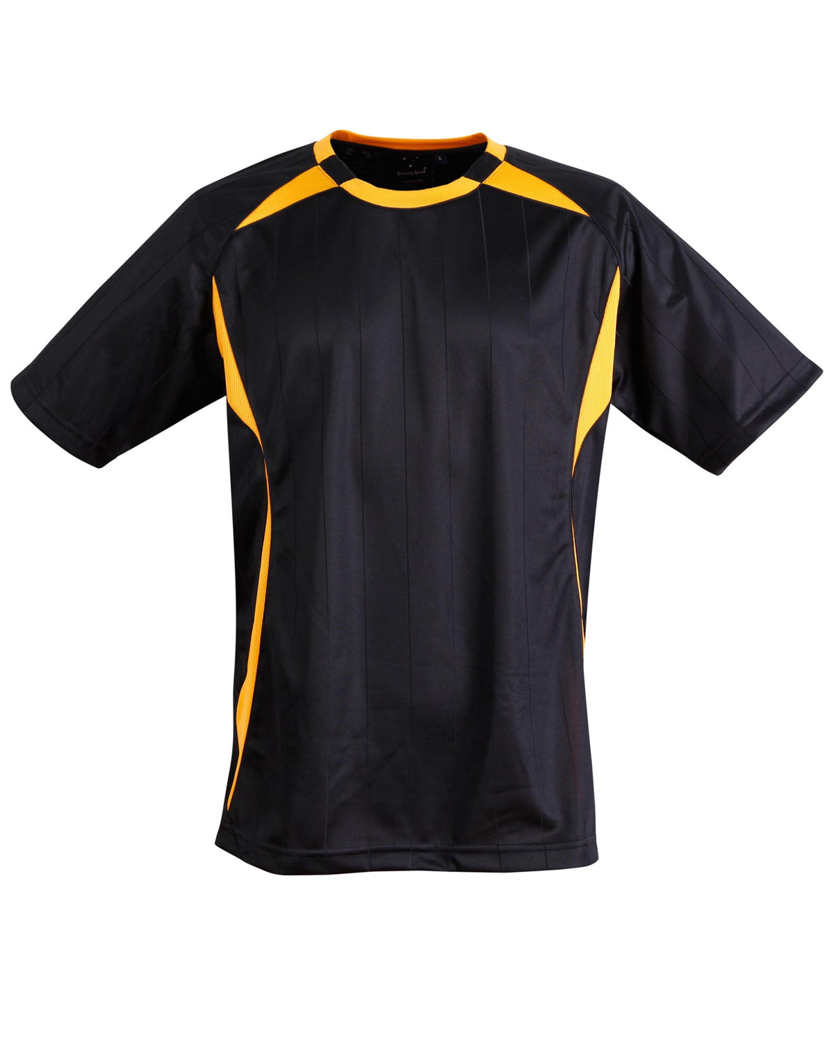 Shoot Soccer Tee Kids - Navy/Gold - Front