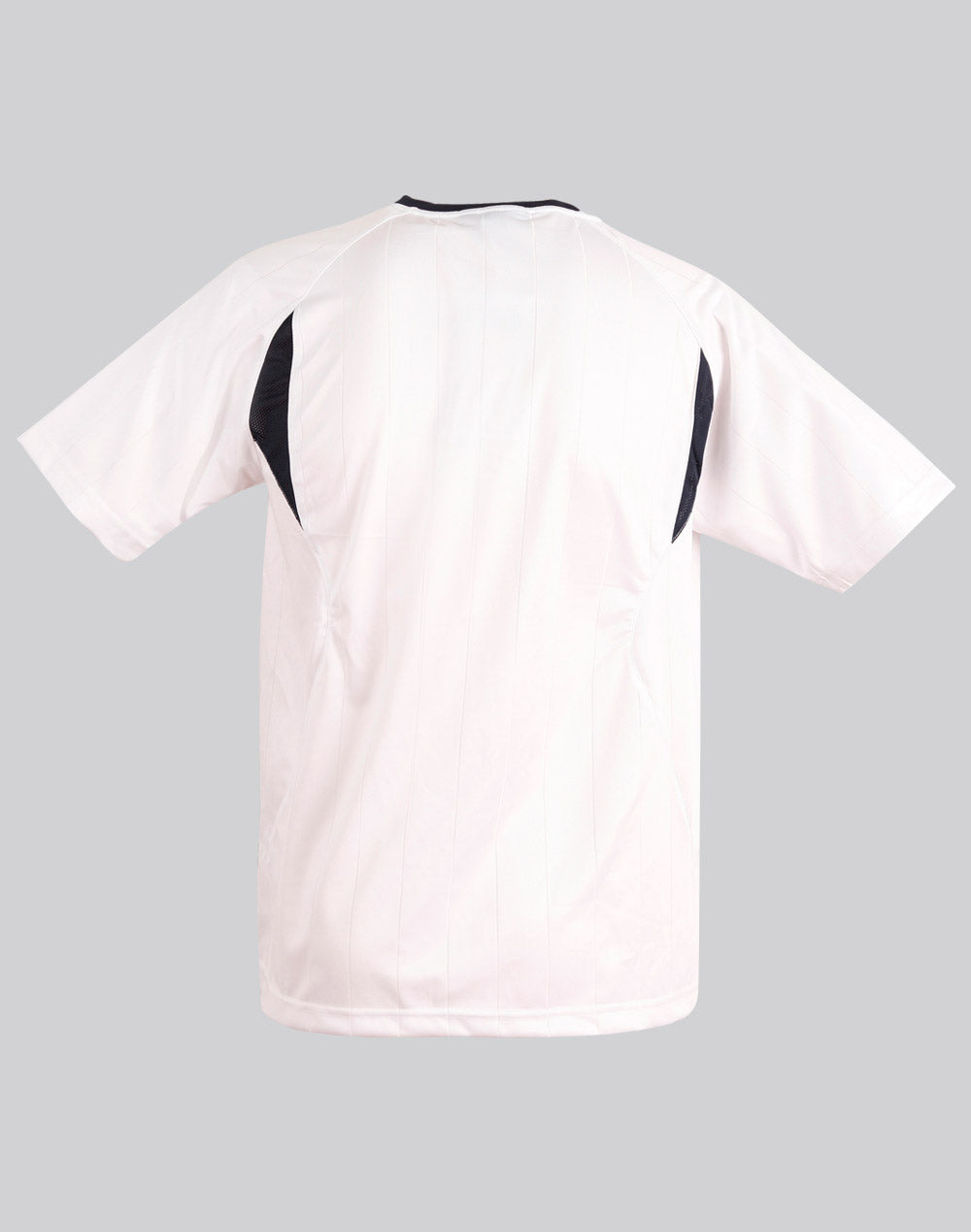 Shoot Soccer Tee Kids - White/Navy - Back