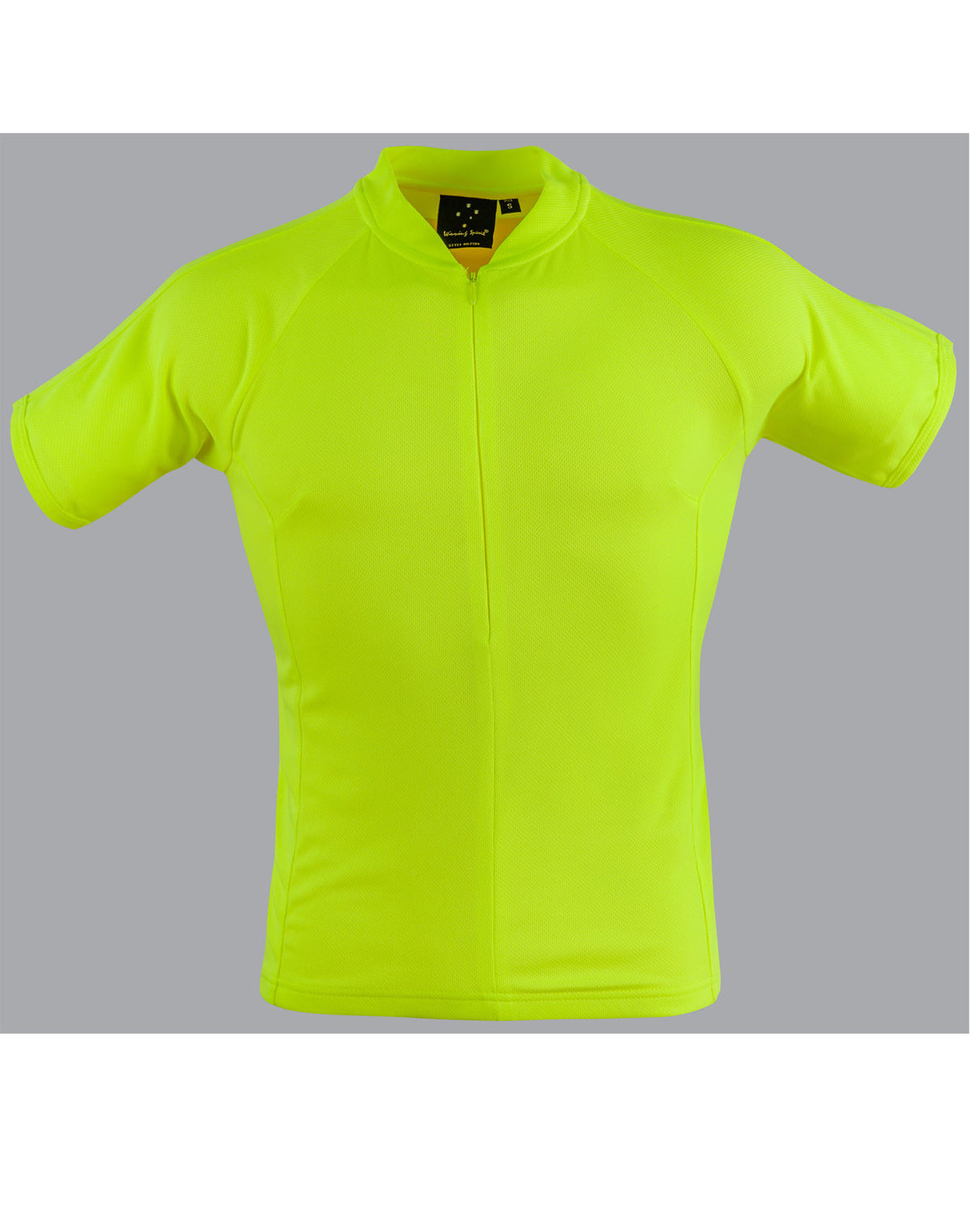 Cycling Top - Fluoro Yellow - Front