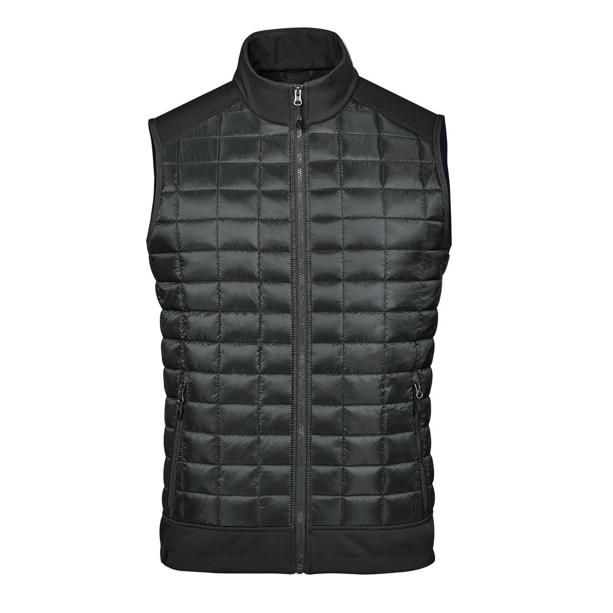 Men's Appalachian Thermal Softshell Vest - Black - Front