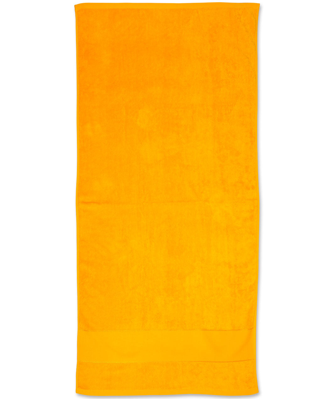 Terry Velour Beach Towel - Gold - Front
