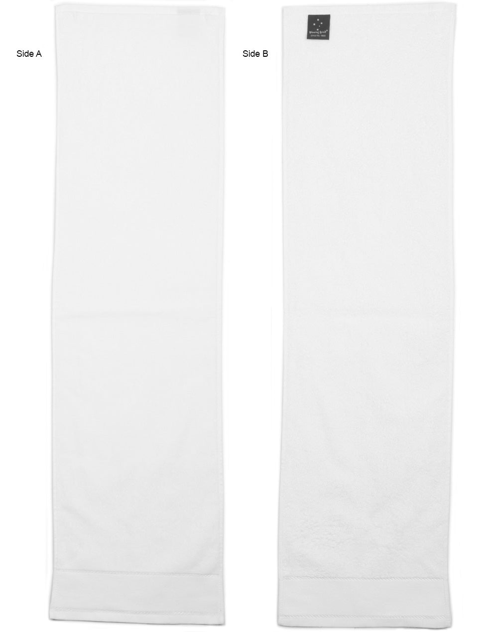 Fitness Towel - White - View