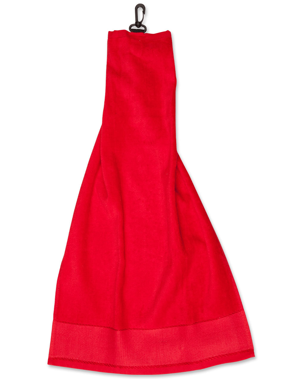 Golf Towel With Hook - Red - Front