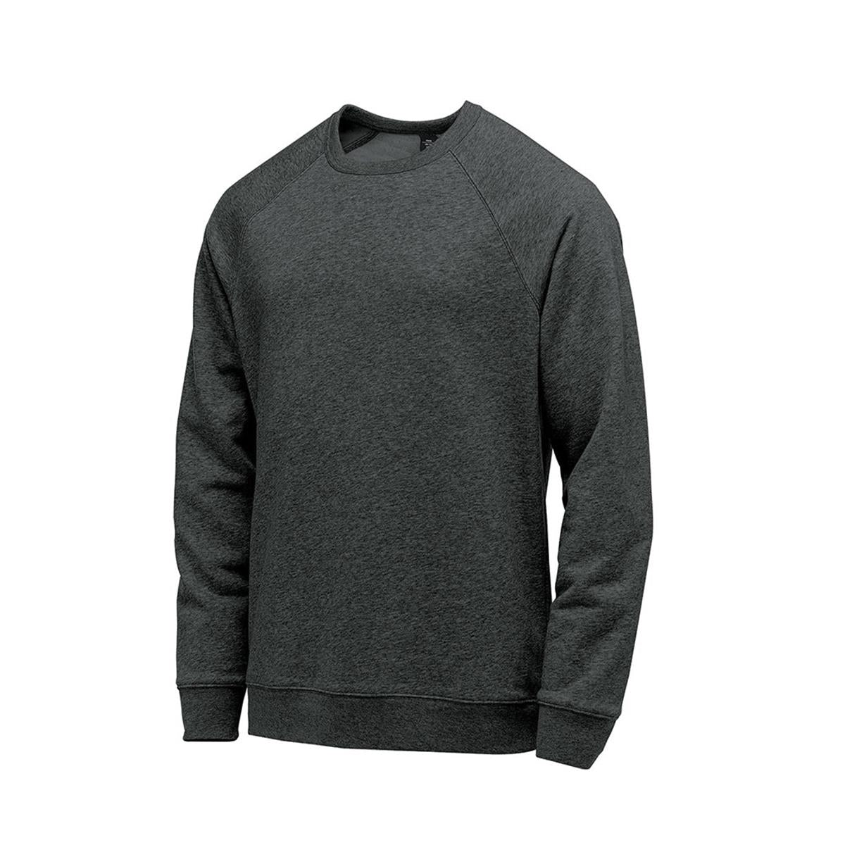Men's Monashee Fleece Crew Neck Sweater - Charcoal Heather - Back