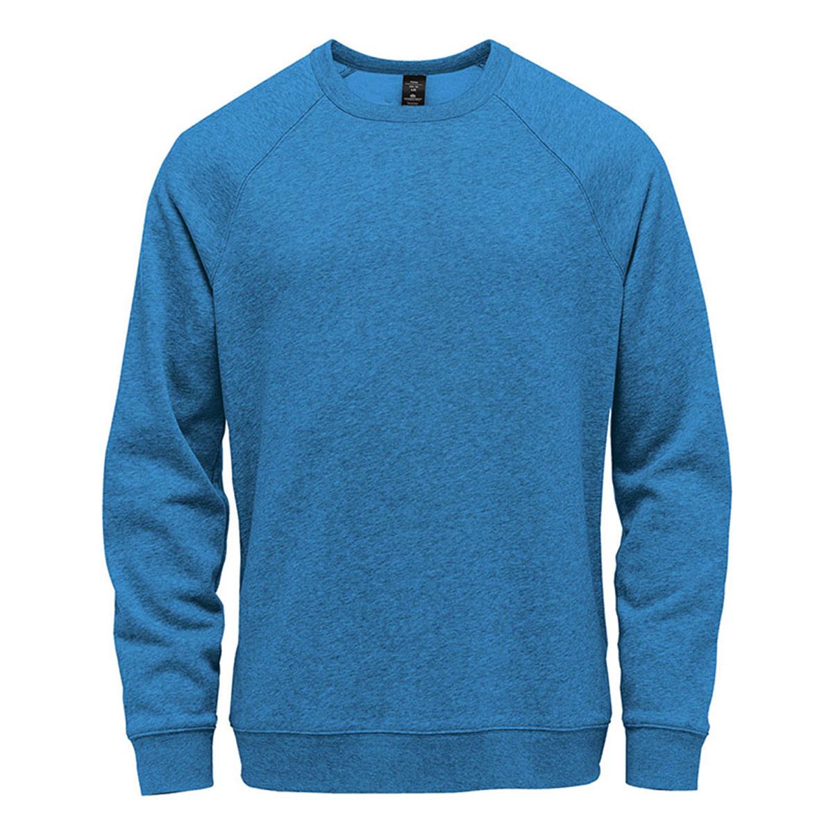 Men's Monashee Fleece Crew Neck Sweater - Denim Heather - Front