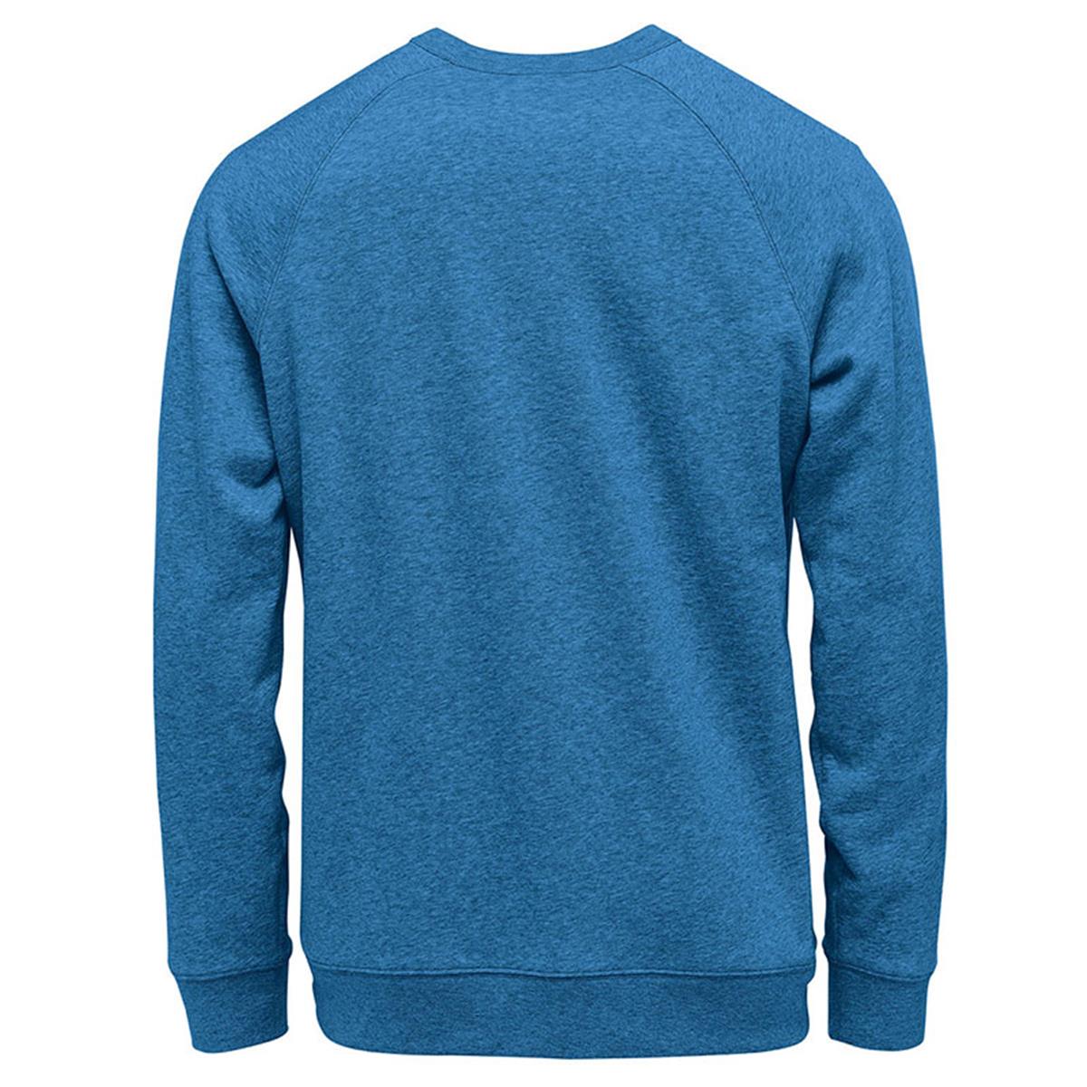Men's Monashee Fleece Crew Neck Sweater - Denim Heather - Back