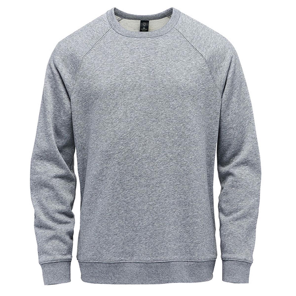 Men's Monashee Fleece Crew Neck Sweater - Granite Heather - Front