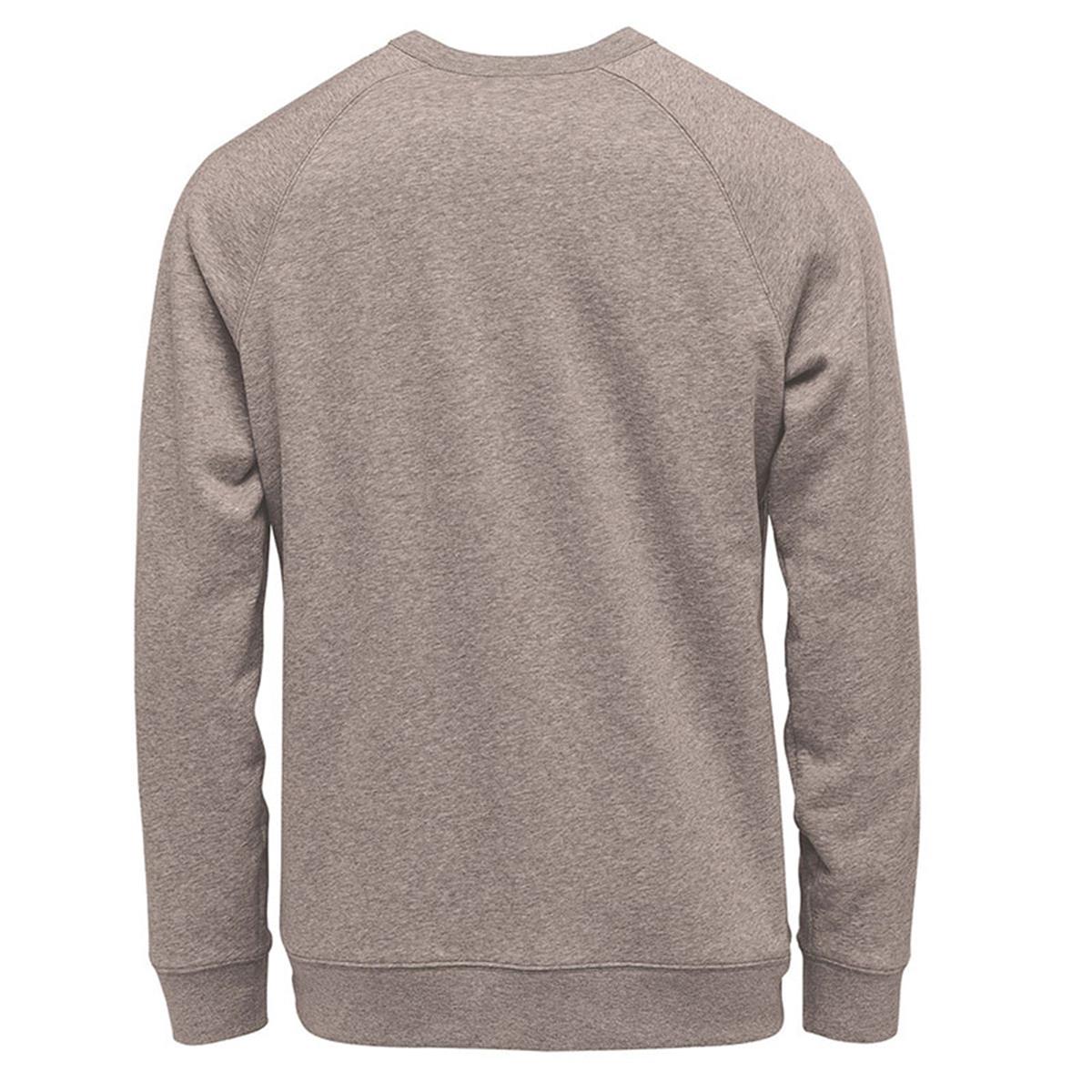 Men's Monashee Fleece Crew Neck Sweater - Taupe - Back