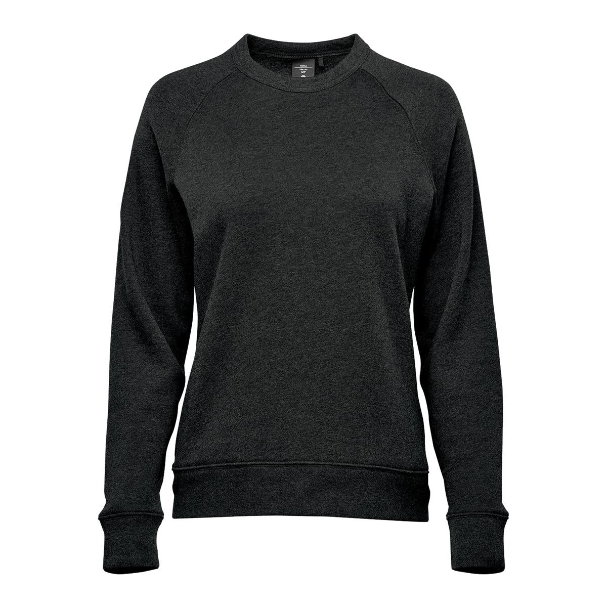 Women's Monashee Fleece Crew Neck - Black - Front