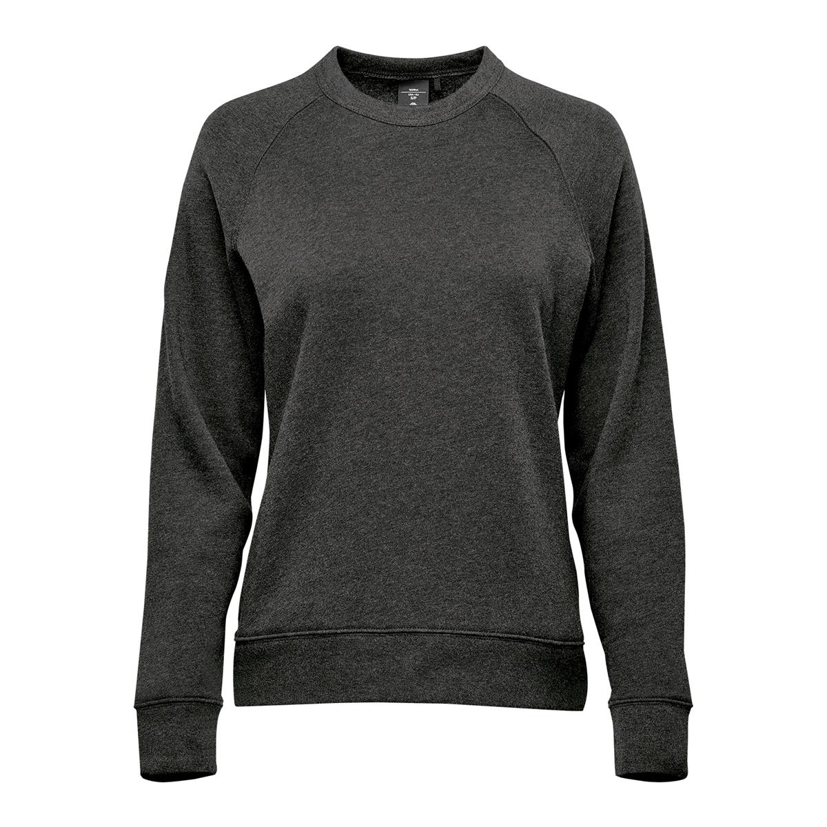 Women's Monashee Fleece Crew Neck - Charcoal Heather - Front