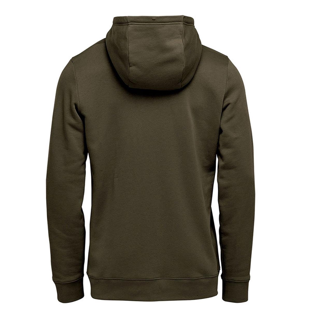 Men's Monashee Fleece Full Zip Hoody - Moss Heather - Back