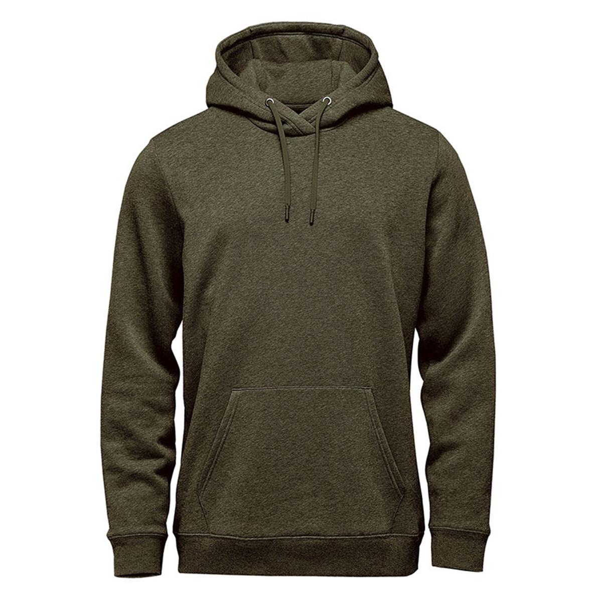Men's Monashee Fleece Pullover Hoody - Moss Heather - Front